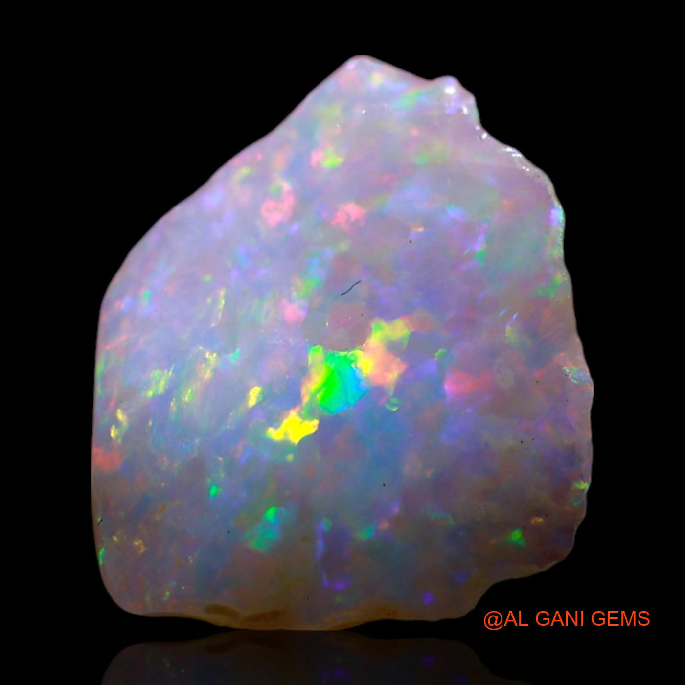1.50 Cts Natural Australian Fire Opal Loose Gemstone Fancy Rough 11x10x2 mm RG-1000