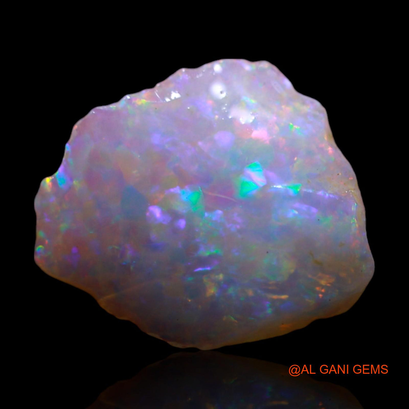 1.50 Cts Natural Australian Fire Opal Loose Gemstone Fancy Rough 11x10x2 mm RG-1000