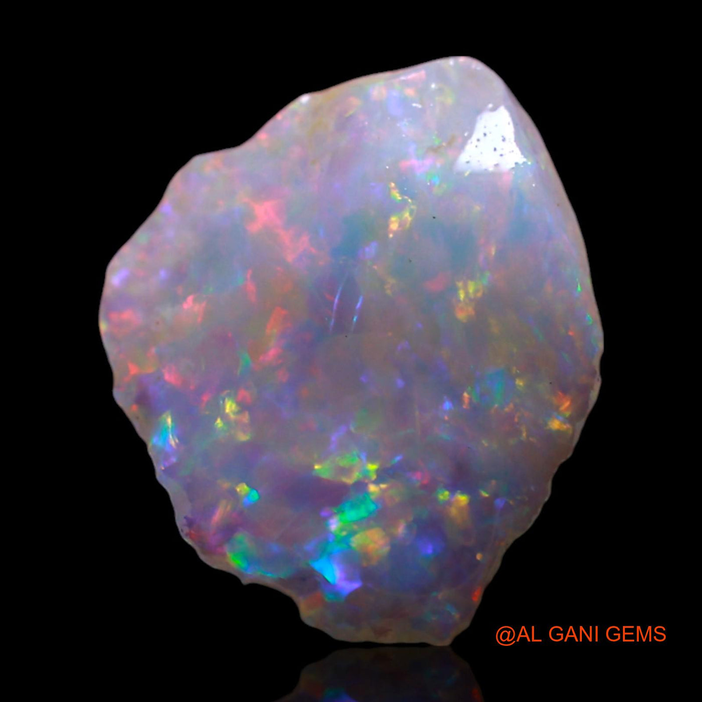 1.50 Cts Natural Australian Fire Opal Loose Gemstone Fancy Rough 11x10x2 mm RG-1000