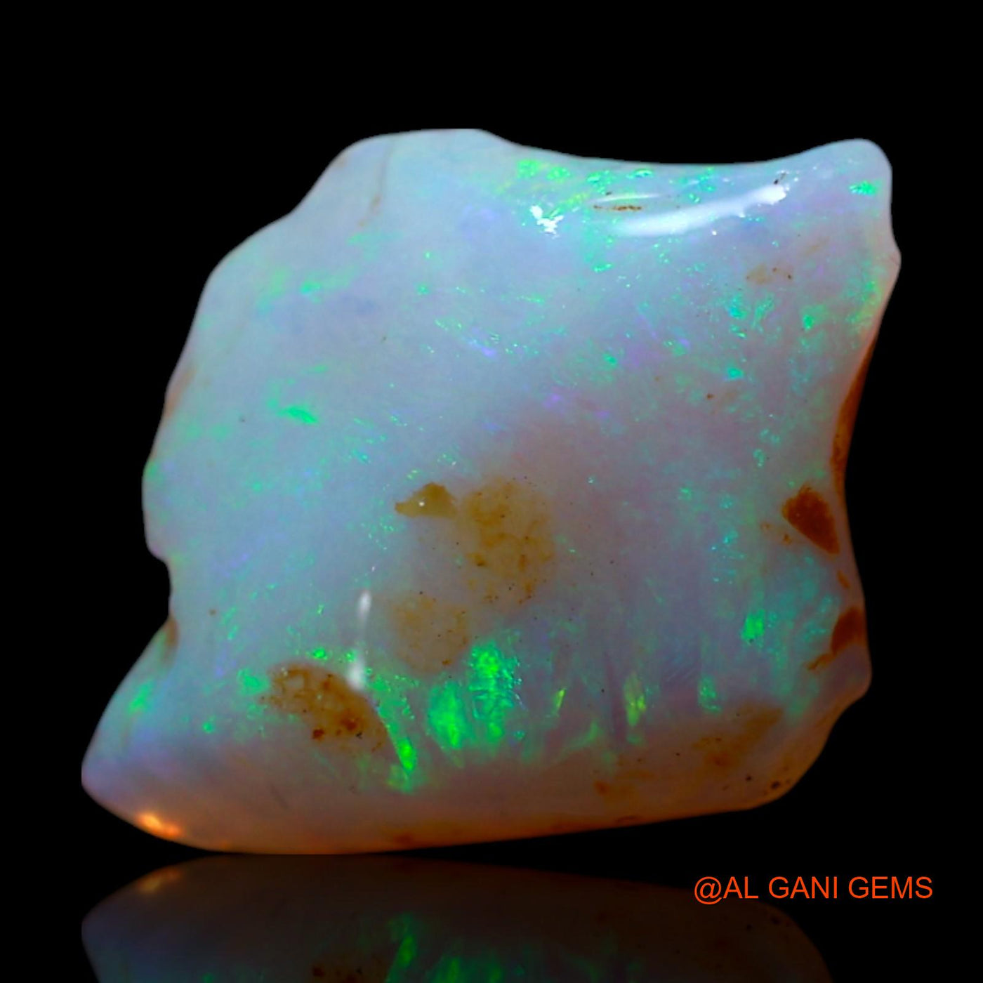 2.00 Cts Natural Australian Fire Opal Loose Gemstone Fancy Rough 14x9x3 mm RG-111