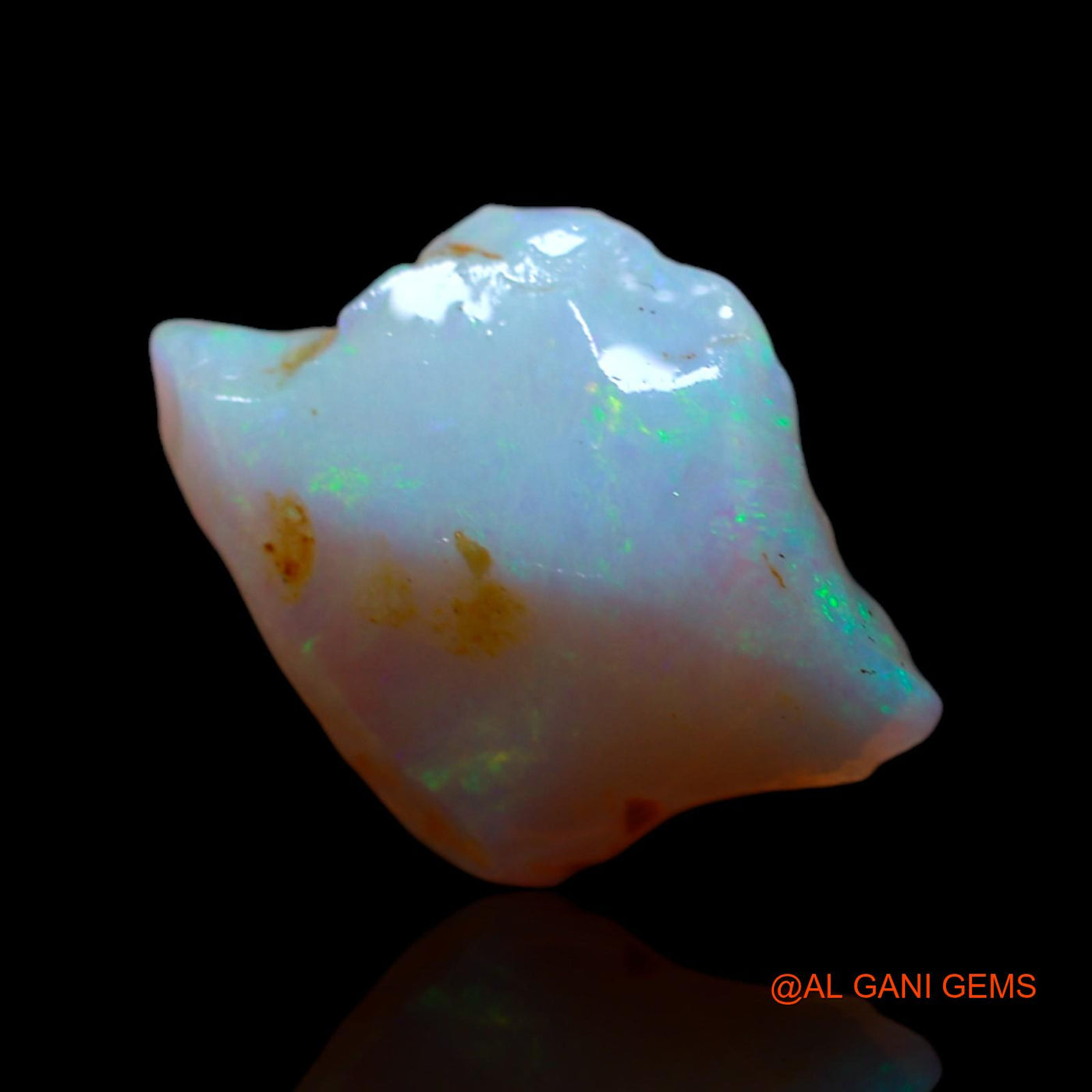 2.00 Cts Natural Australian Fire Opal Loose Gemstone Fancy Rough 14x9x3 mm RG-111