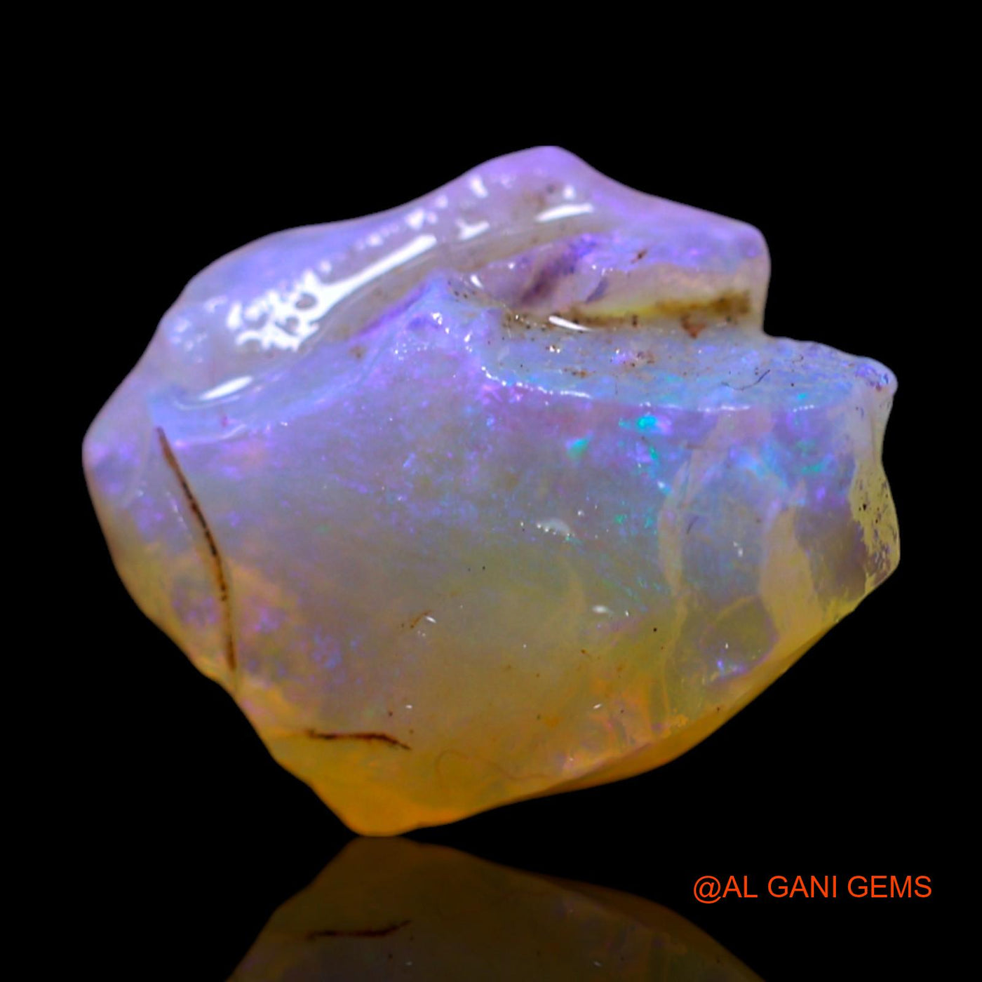 3.00 Cts Natural Australian Fire Opal Loose Gemstone Fancy Rough 13x10x5 mm RG-113