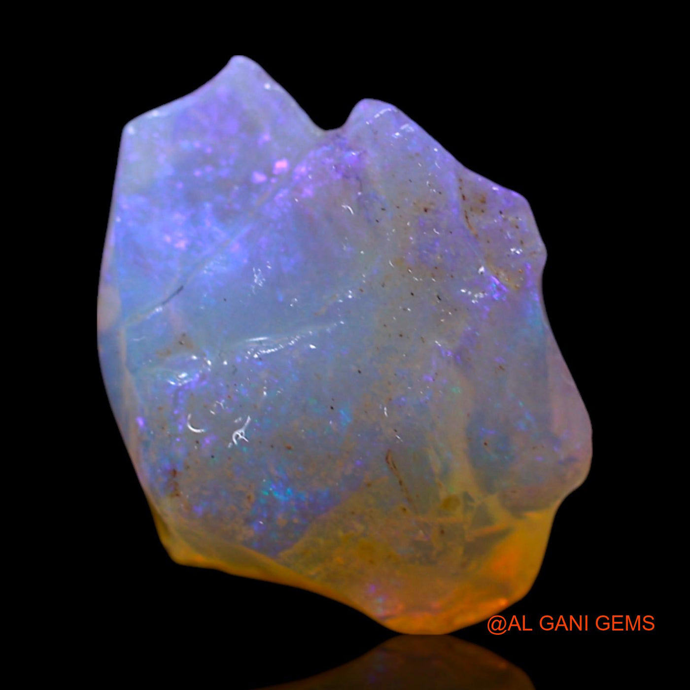 3.00 Cts Natural Australian Fire Opal Loose Gemstone Fancy Rough 13x10x5 mm RG-113