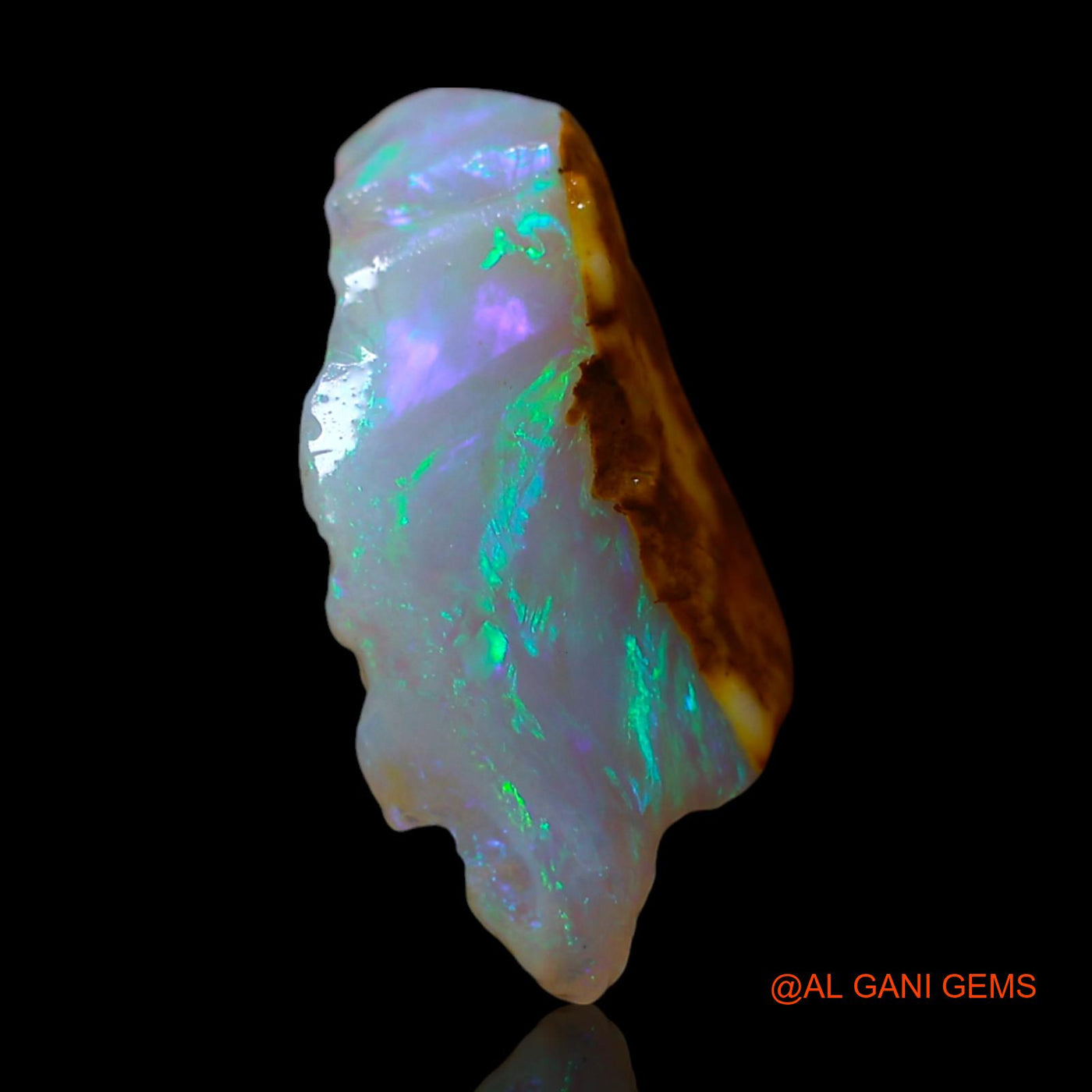2.00 Cts Natural Australian Fire Opal Loose Gemstone Fancy Rough 15x9x4 mm RG-115