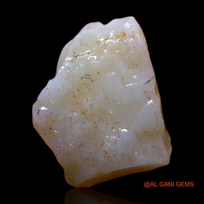 Natural Untreated Fire Opal Loose Gemstone Fancy Rough From Australia 3.00 Cts 11x10x5 mm RG-117