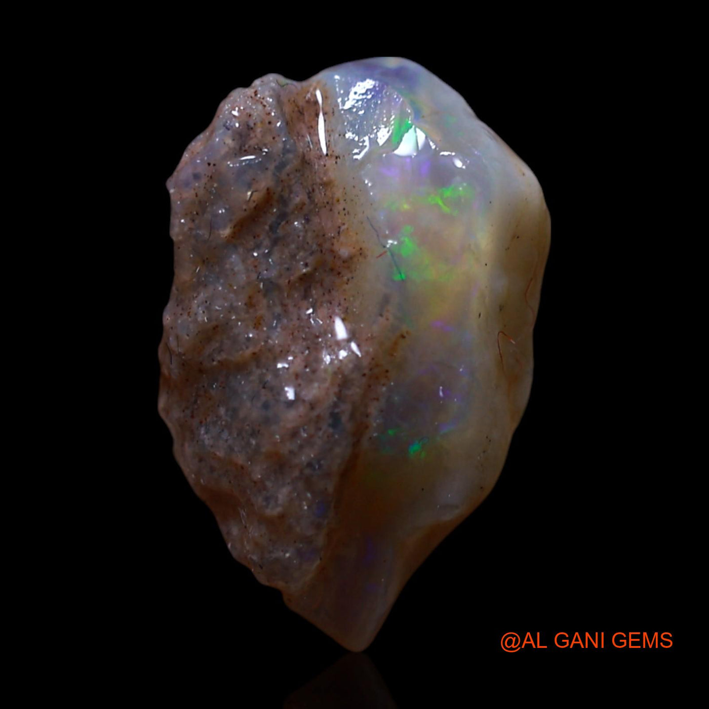 3.00 Cts Unheated Australian Fire Opal Loose Gemstone Fancy Rough Natural 14x9x7 mm RG-118