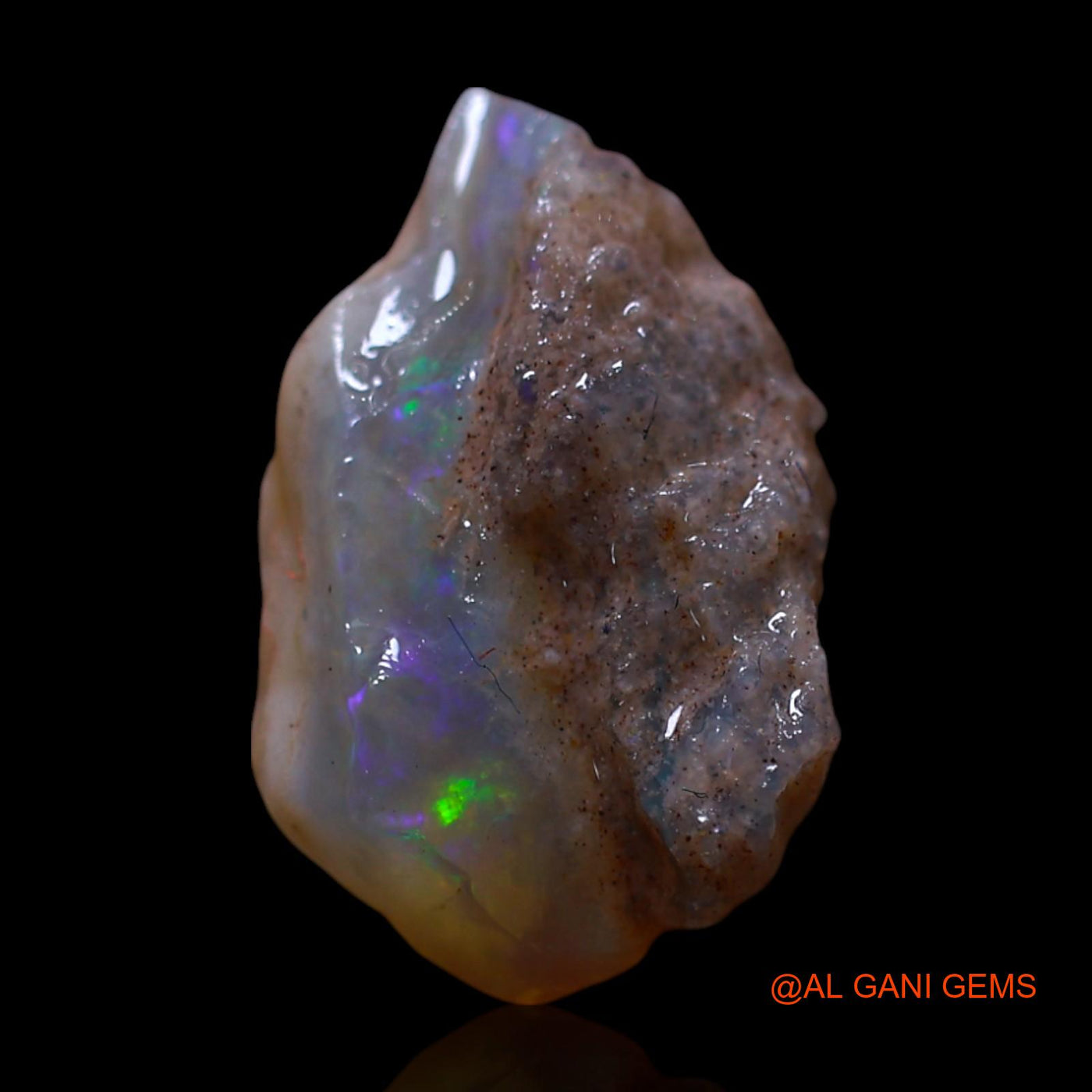3.00 Cts Unheated Australian Fire Opal Loose Gemstone Fancy Rough Natural 14x9x7 mm RG-118