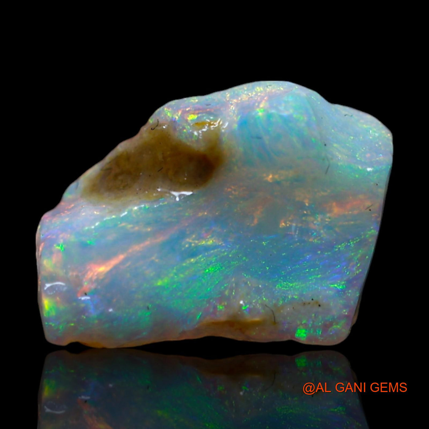 2.00 Cts Natural Australian Fire Opal Loose Gemstone Fancy Rough 11x8x7 mm RG-119