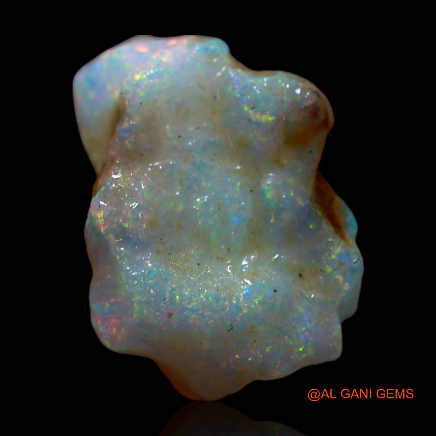 2.00 Cts Natural Australian Fire Opal Loose Gemstone Fancy Rough 11x8x7 mm RG-119