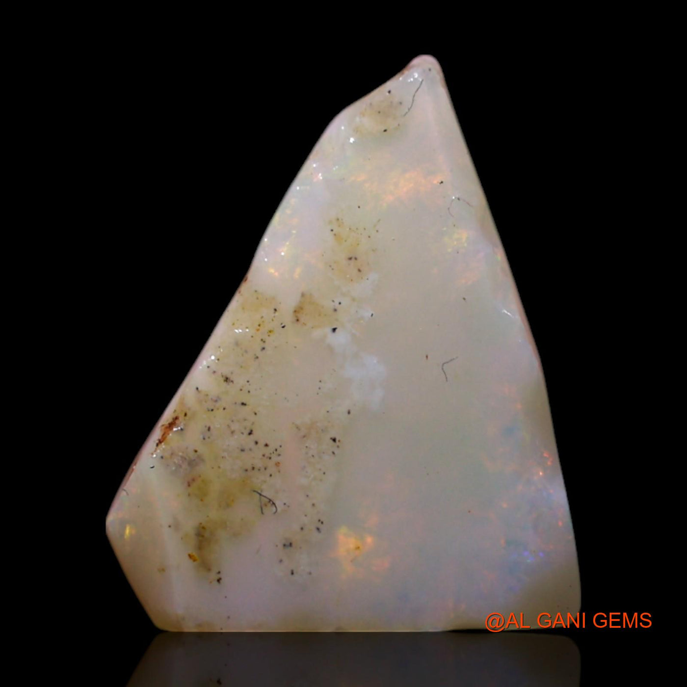 3.00 Cts Unheated Australian Fire Opal Loose Gemstone Fancy Rough Natural 12x9x5 mm RG-123