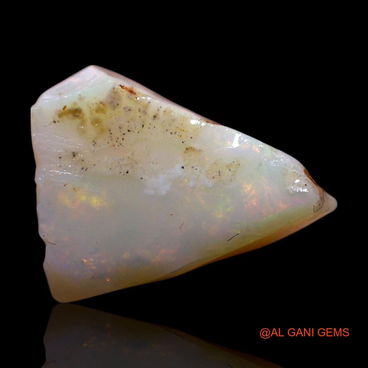 3.00 Cts Unheated Australian Fire Opal Loose Gemstone Fancy Rough Natural 12x9x5 mm RG-123