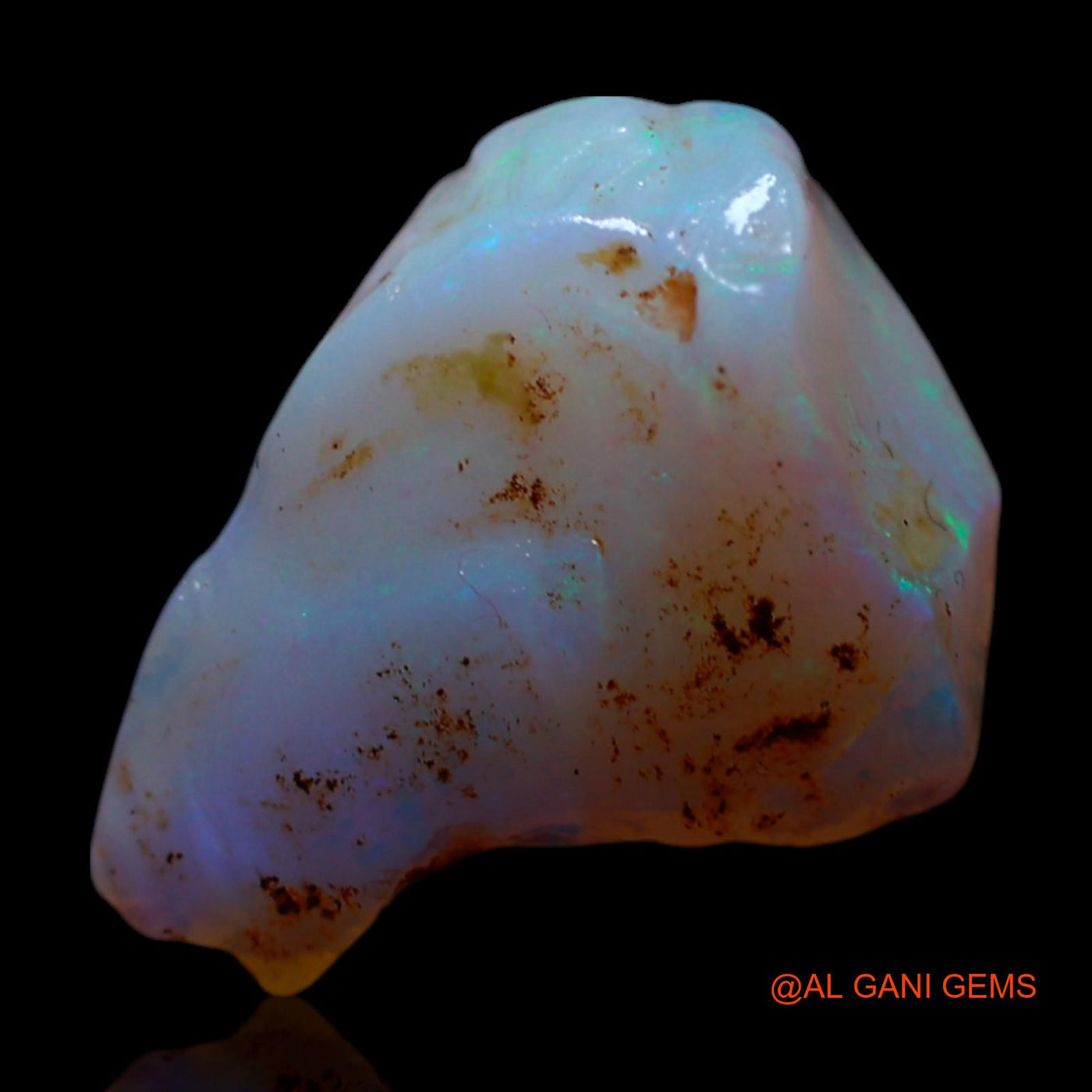 2.00 Cts Natural Australian Fire Opal Loose Gemstone Fancy Rough 12x9x5 mm RG-126