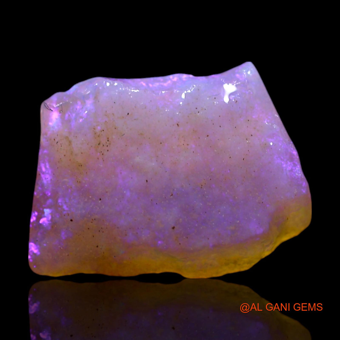 2.30 Cts Natural Australian Fire Opal Loose Gemstone Fancy Rough 12x9x3 mm RG-135
