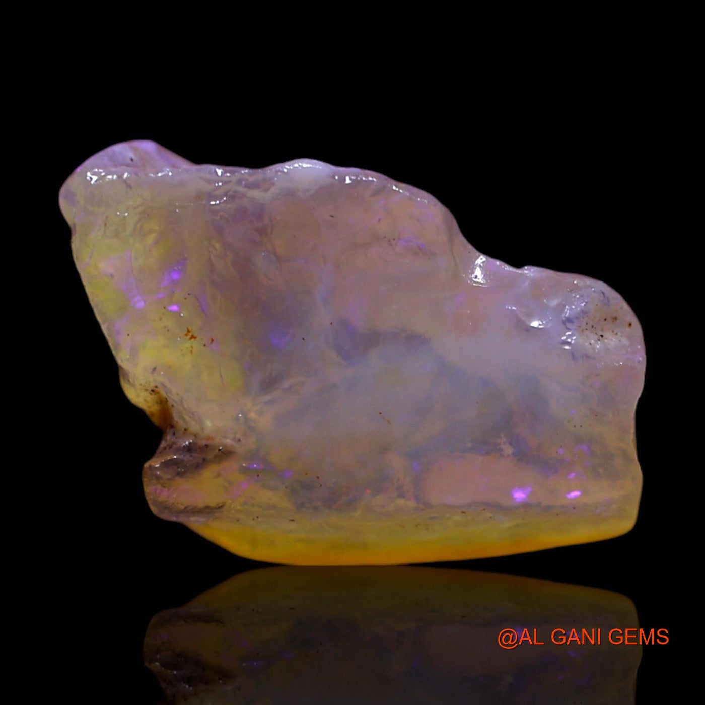 3.30 Cts Natural Australian Fire Opal Loose Gemstone Fancy Rough 12x8x6 mm RG-136