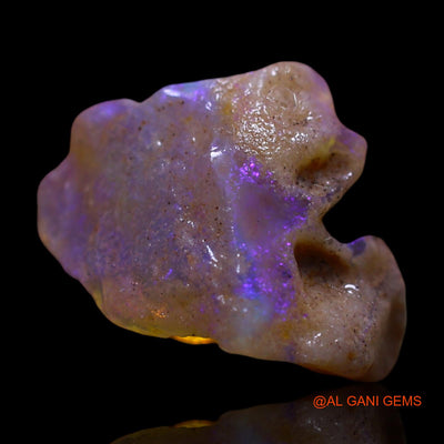 Natural Untreated Fire Opal Loose Gemstone Fancy Rough From Australia 3.30 Cts 13x10x5 mm RG-138