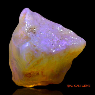Natural Fire Opal Gemstone 3.30 Cts Loose Fancy Rough From Australia 12x11x6 mm RG-139
