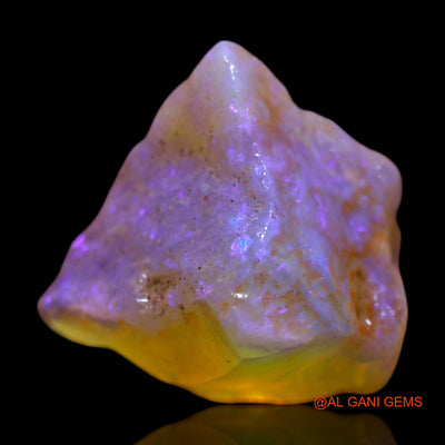 Natural Fire Opal Gemstone 3.30 Cts Loose Fancy Rough From Australia 12x11x6 mm RG-139