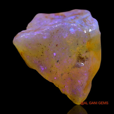 Natural Fire Opal Gemstone 3.30 Cts Loose Fancy Rough From Australia 12x11x6 mm RG-139