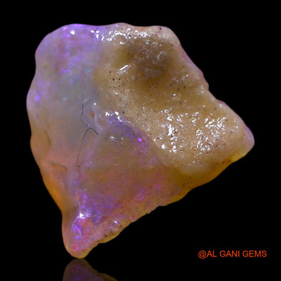Natural Fire Opal Gemstone 3.30 Cts Loose Fancy Rough From Australia 12x11x6 mm RG-139