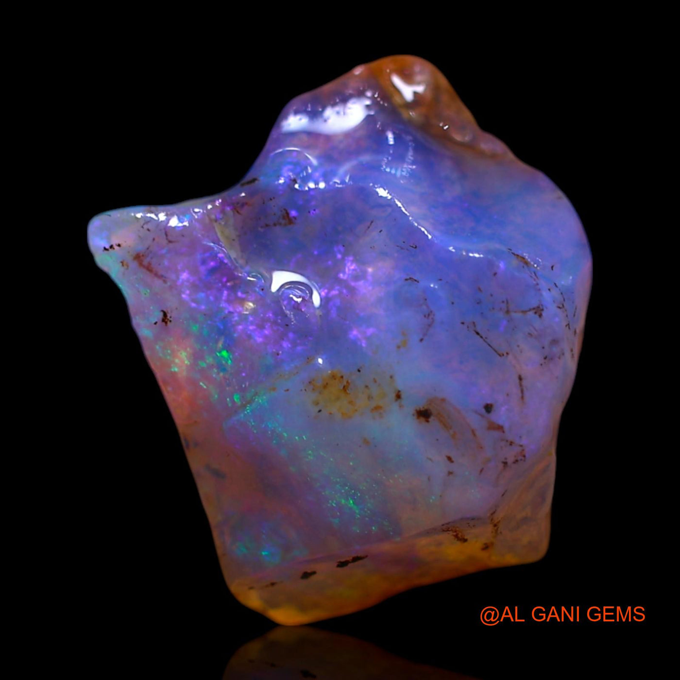 3.40 Cts Natural Australian Fire Opal Loose Gemstone Fancy Rough 12x10x5 mm RG-141