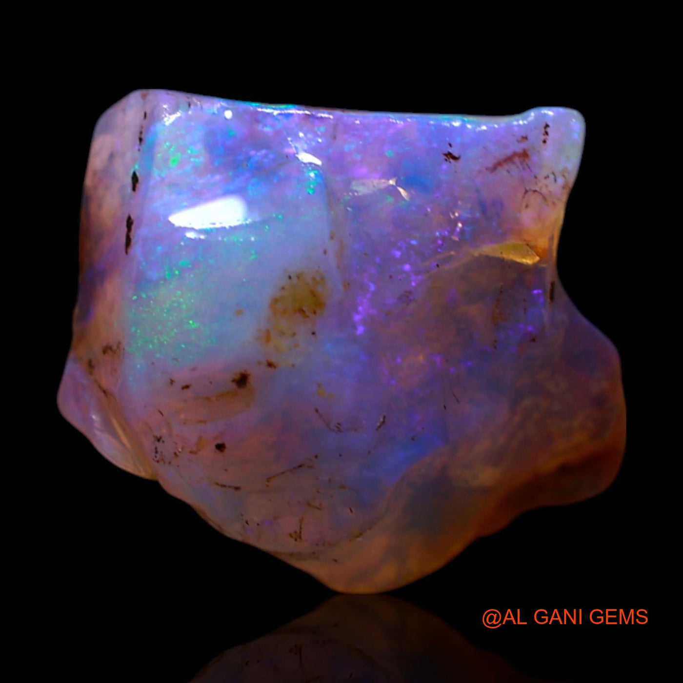 3.40 Cts Natural Australian Fire Opal Loose Gemstone Fancy Rough 12x10x5 mm RG-141
