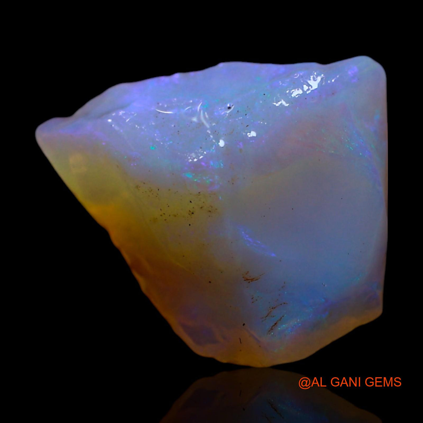 3.00 Cts Natural Australian Fire Opal Loose Gemstone Fancy Rough 12x10x5 mm RG-142
