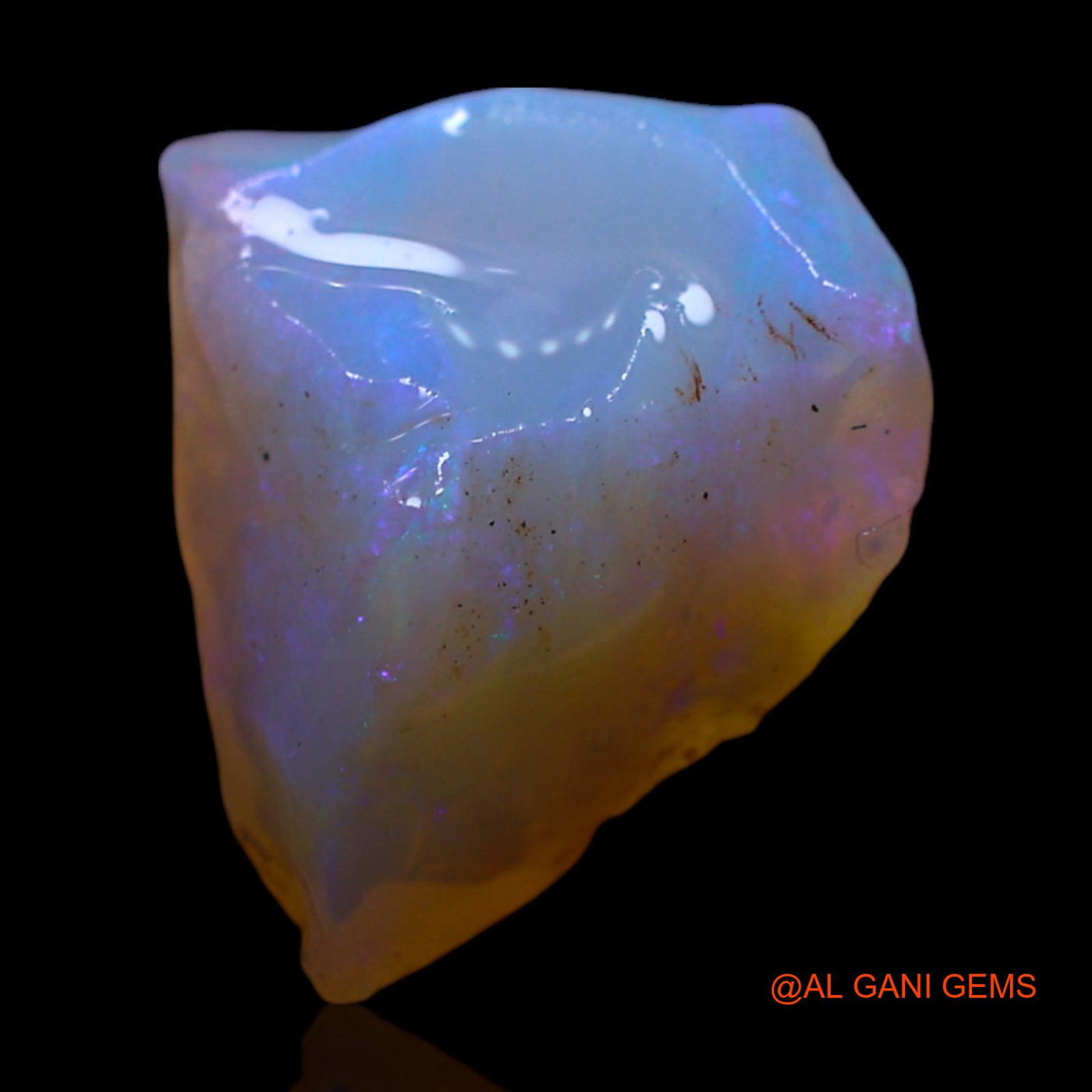 3.00 Cts Natural Australian Fire Opal Loose Gemstone Fancy Rough 12x10x5 mm RG-142