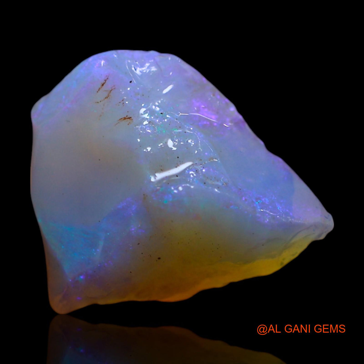 3.00 Cts Natural Australian Fire Opal Loose Gemstone Fancy Rough 12x10x5 mm RG-142