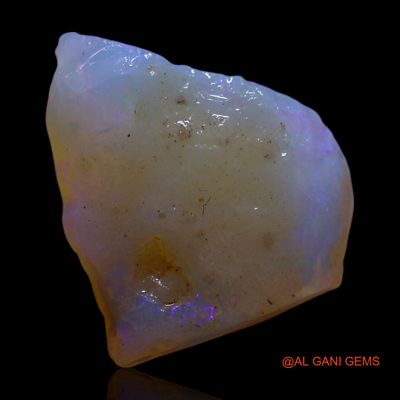 3.00 Cts Natural Australian Fire Opal Loose Gemstone Fancy Rough 12x10x5 mm RG-142