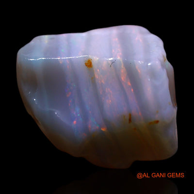 Natural Fire Opal Gemstone 4.60 Cts Loose Fancy Rough From Australia 11x10x8 mm RG-144