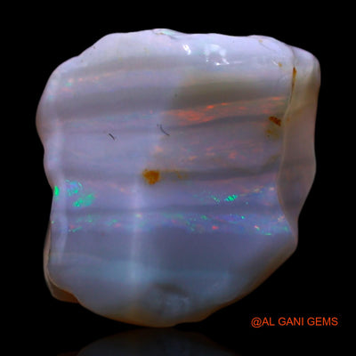 Natural Fire Opal Gemstone 4.60 Cts Loose Fancy Rough From Australia 11x10x8 mm RG-144