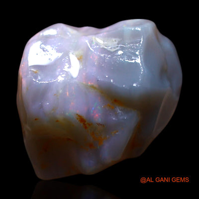Natural Fire Opal Gemstone 4.60 Cts Loose Fancy Rough From Australia 11x10x8 mm RG-144