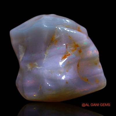 Natural Fire Opal Gemstone 4.60 Cts Loose Fancy Rough From Australia 11x10x8 mm RG-144