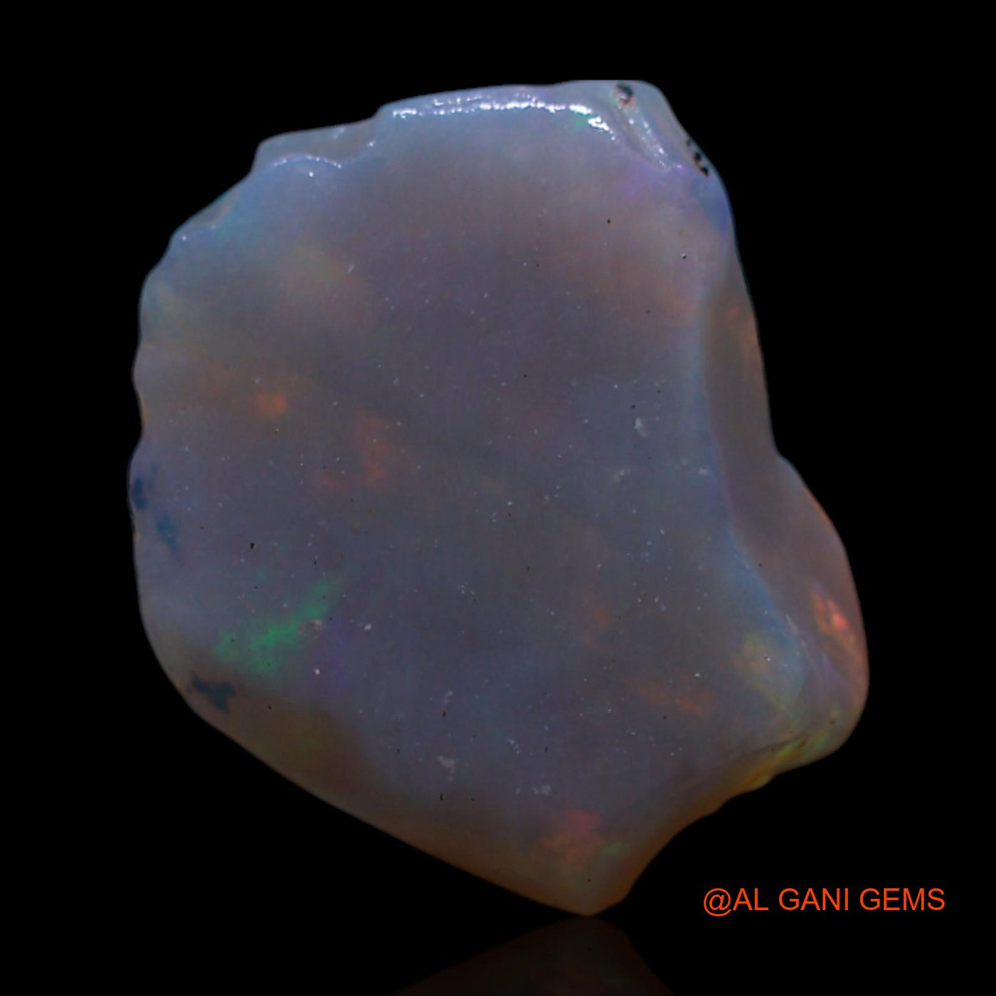 Natural Untreated Fire Opal Loose Gemstone Fancy Rough From Australia 3.00 Cts 12x9x4 mm RG-147