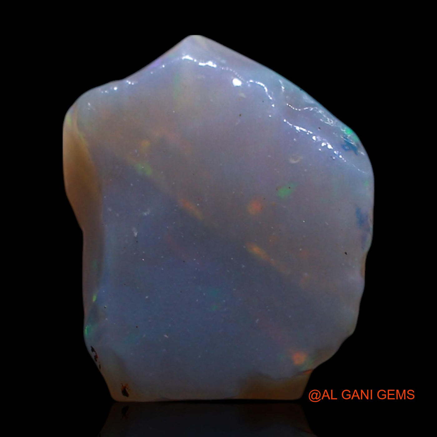 Natural Untreated Fire Opal Loose Gemstone Fancy Rough From Australia 3.00 Cts 12x9x4 mm RG-147