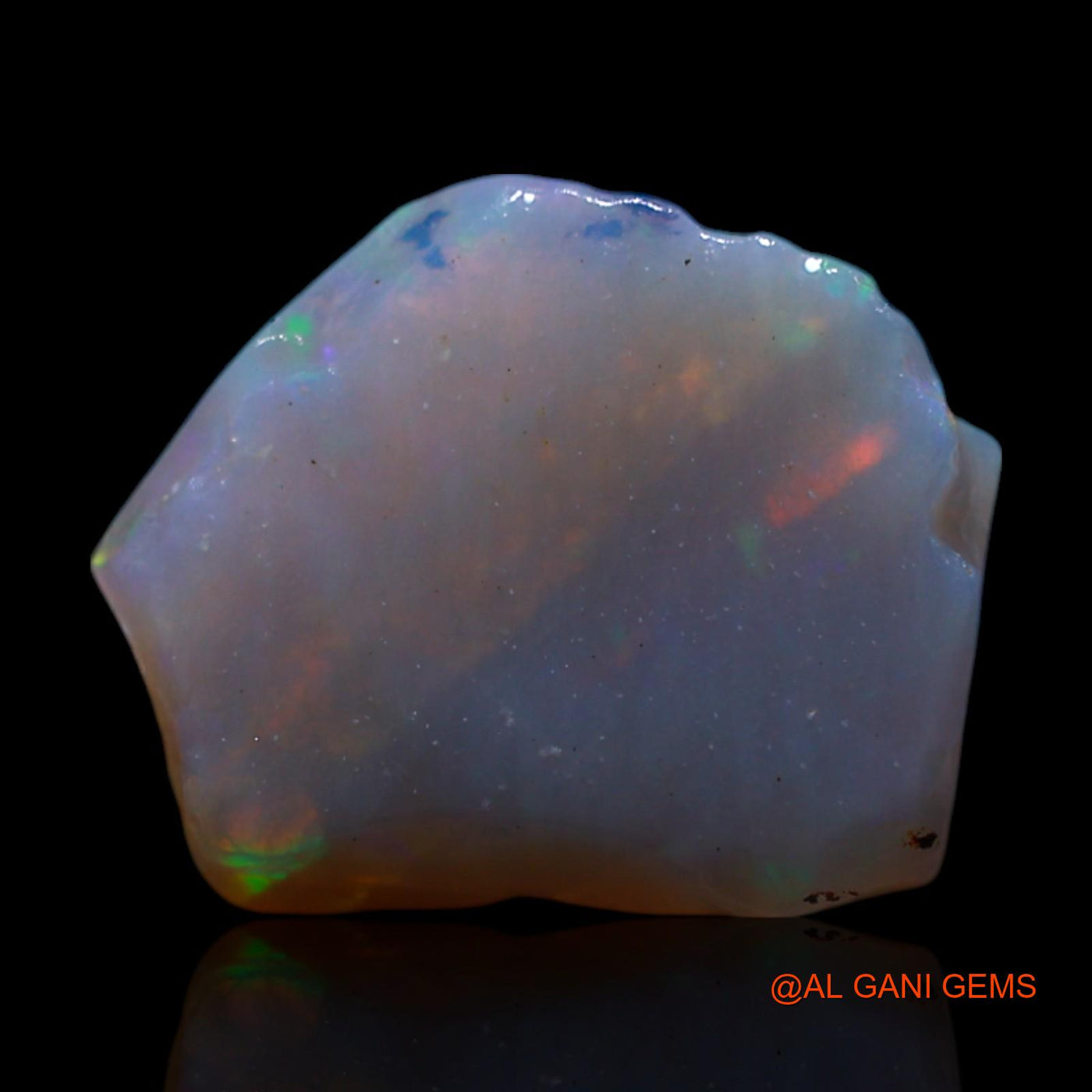 Natural Untreated Fire Opal Loose Gemstone Fancy Rough From Australia 3.00 Cts 12x9x4 mm RG-147