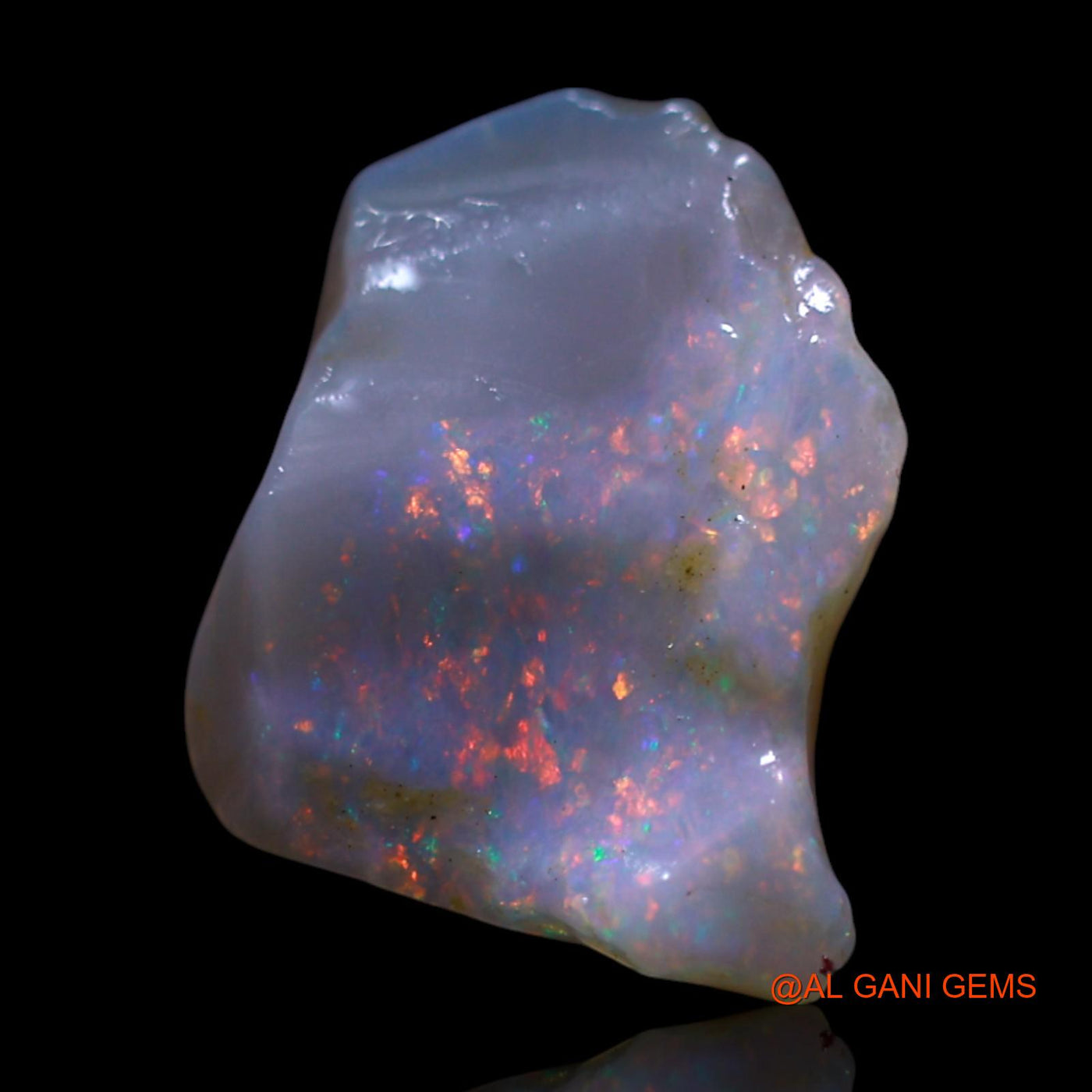 2.70 Cts Natural Australian Fire Opal Fancy Rough Loose Gemstone For Jewelry 10x9x5 mm RG-148