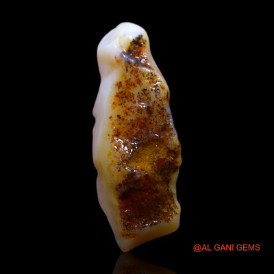 Natural Fire Opal Gemstone 4.00 Cts Loose Fancy Rough From Australia 21x8x4 mm RG-14