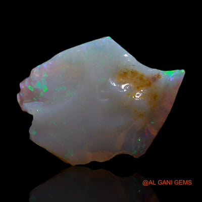 2.00 Cts Natural Australian Fire Opal Fancy Rough Loose Gemstone For Jewelry 12x10x3 mm RG-151