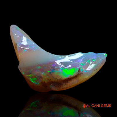 2.00 Cts Natural Australian Fire Opal Loose Gemstone Fancy Rough 13x7x5 mm RG-152