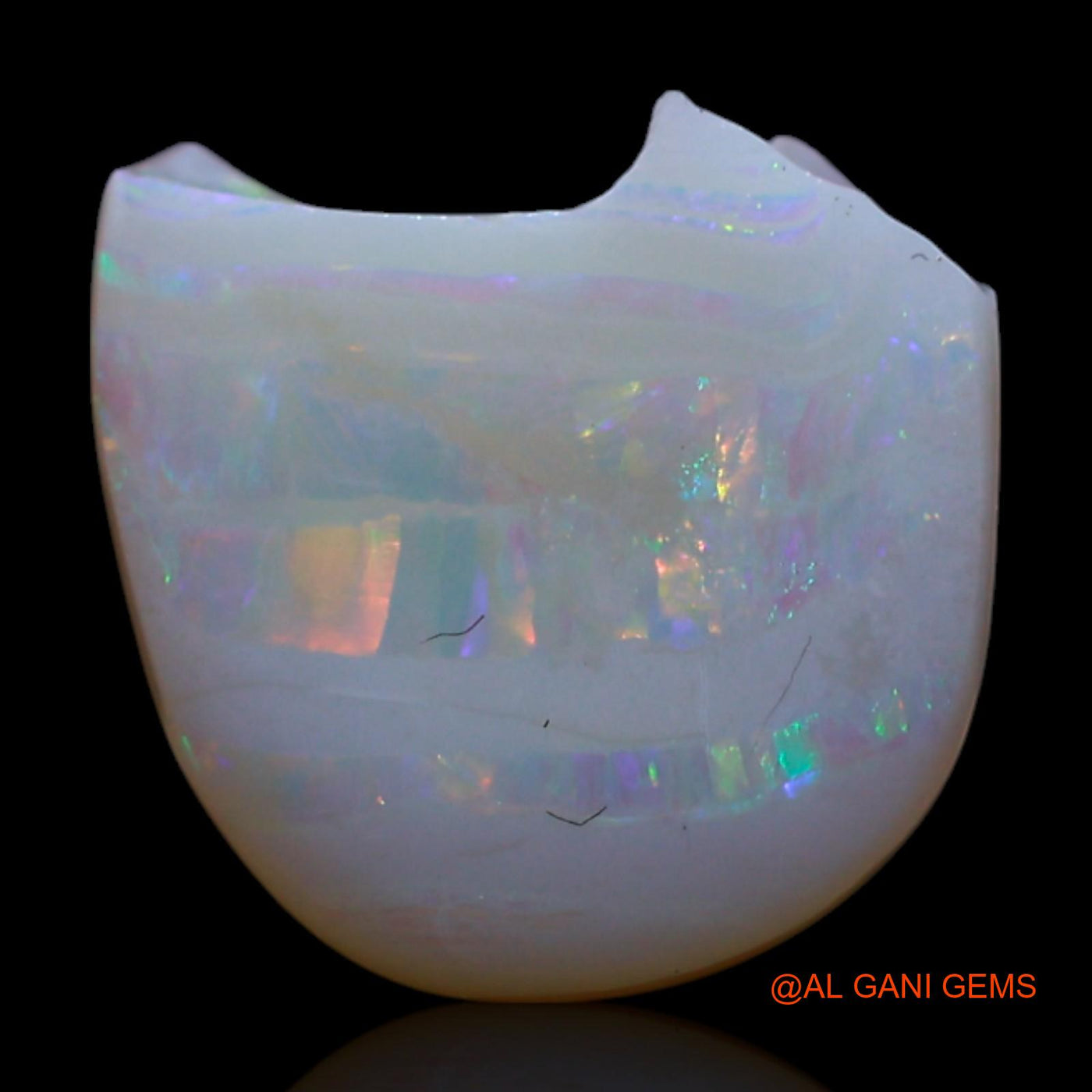 3.50 Cts Natural Australian Fire Opal Loose Gemstone Fancy Rough 10x9x6 mm RG-153