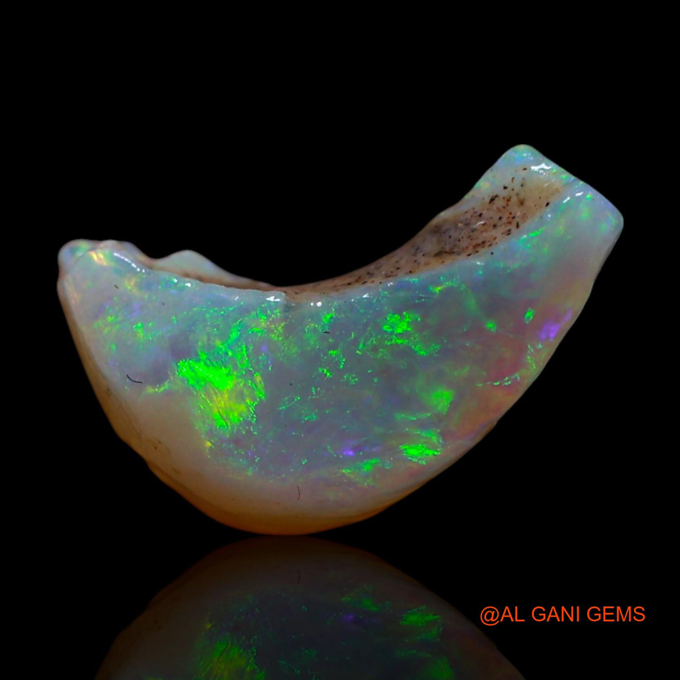 2.00 Cts Natural Australian Fire Opal Loose Gemstone Fancy Rough 12x5x5 mm RG-154