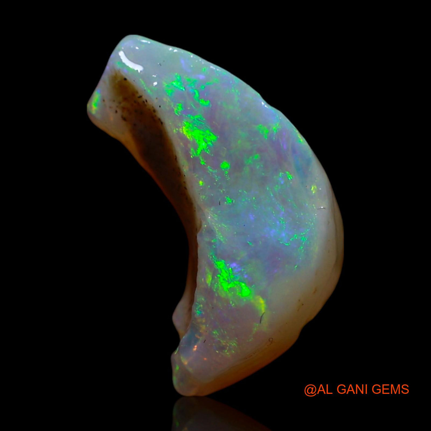 2.00 Cts Natural Australian Fire Opal Loose Gemstone Fancy Rough 12x5x5 mm RG-154