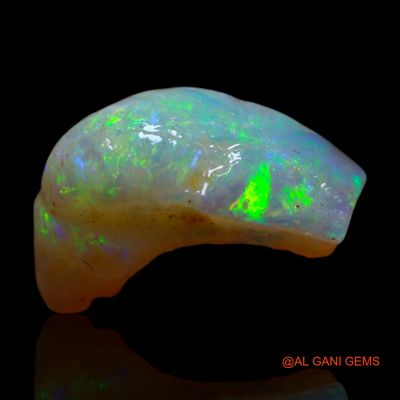 2.00 Cts Natural Australian Fire Opal Loose Gemstone Fancy Rough 12x5x5 mm RG-154