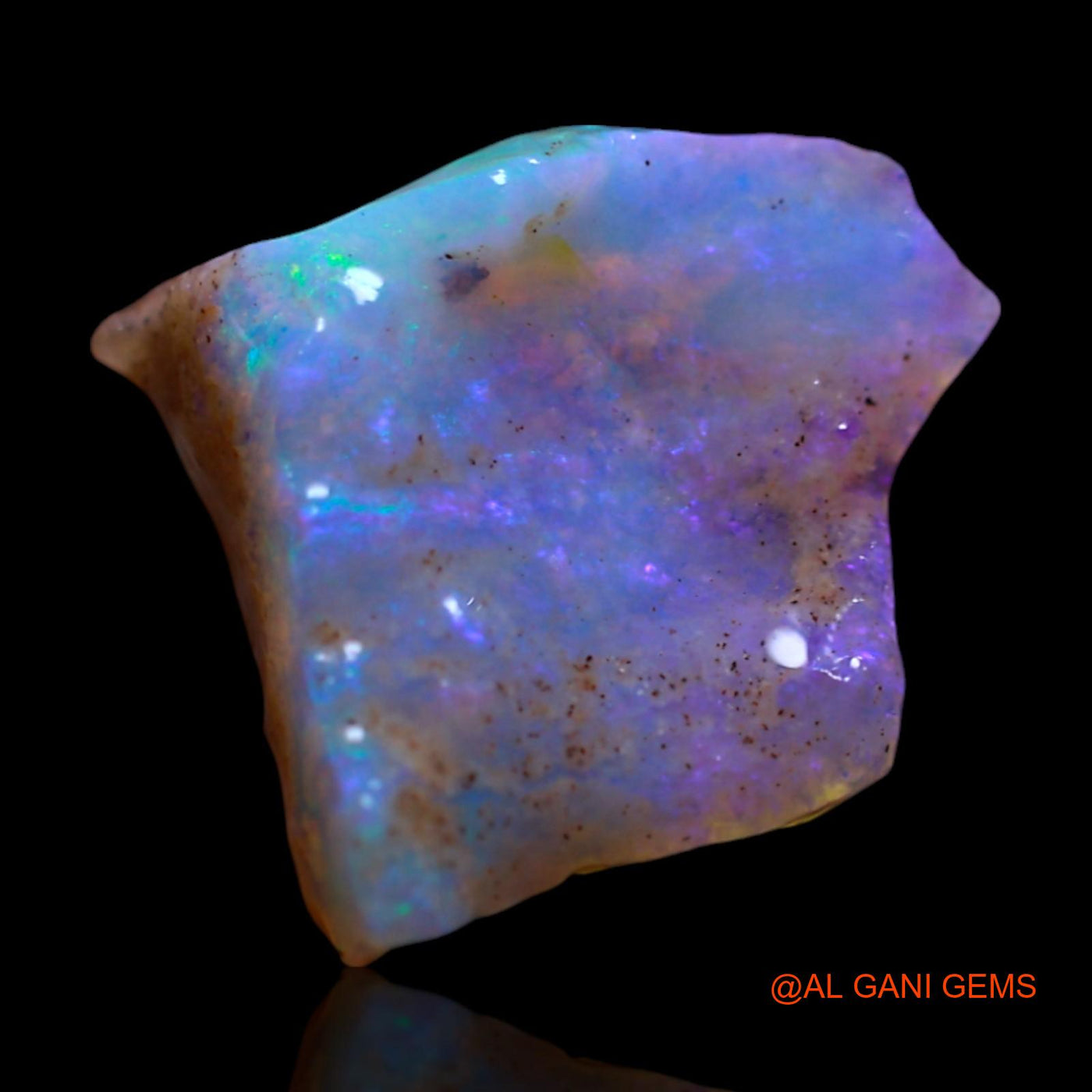 2.70 Cts Natural Australian Fire Opal Loose Gemstone Fancy Rough 10x10x5 mm RG-155