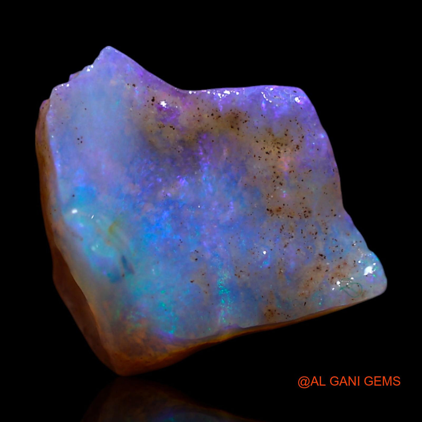 2.70 Cts Natural Australian Fire Opal Loose Gemstone Fancy Rough 10x10x5 mm RG-155