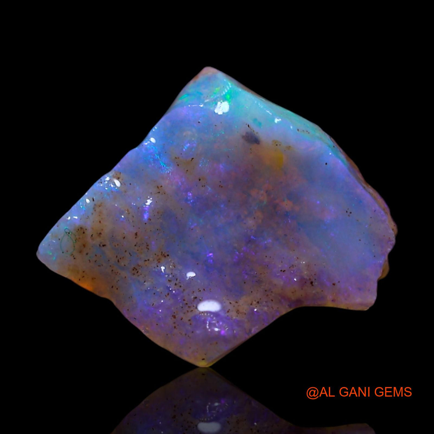 2.70 Cts Natural Australian Fire Opal Loose Gemstone Fancy Rough 10x10x5 mm RG-155