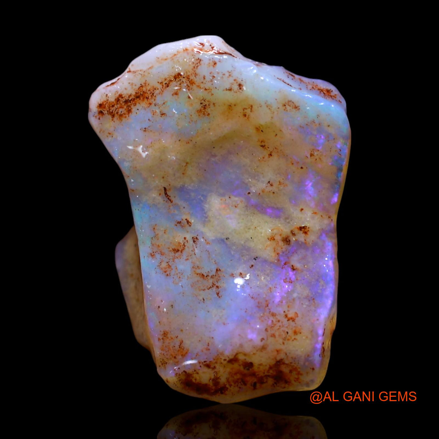 4.00 Cts Natural Australian Fire Opal Fancy Rough Loose Gemstone For Jewelry 18x12x5 mm RG-16
