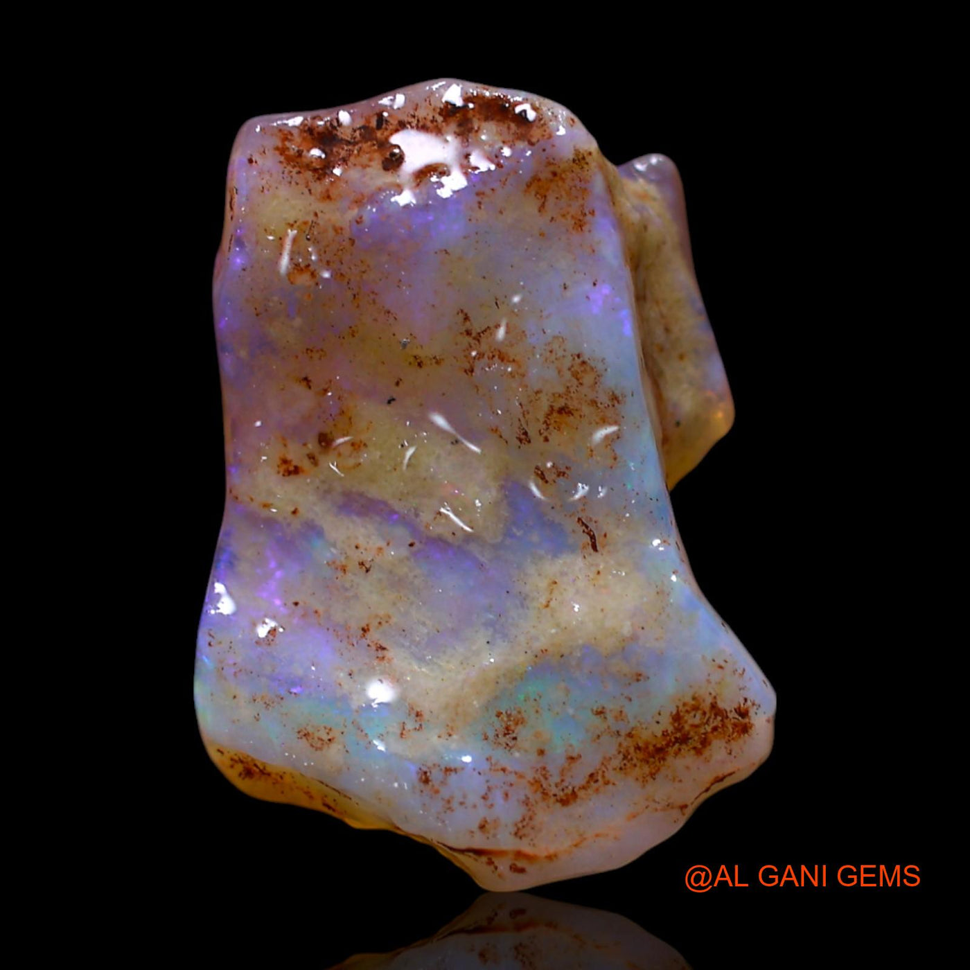 4.00 Cts Natural Australian Fire Opal Fancy Rough Loose Gemstone For Jewelry 18x12x5 mm RG-16