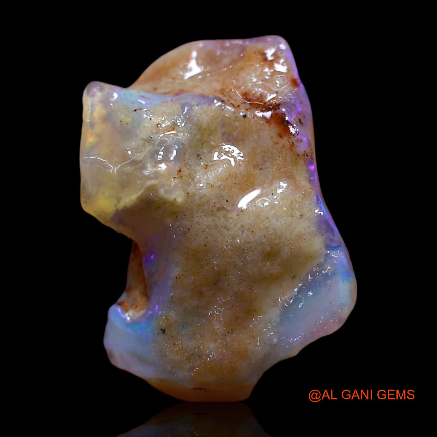 4.00 Cts Natural Australian Fire Opal Fancy Rough Loose Gemstone For Jewelry 18x12x5 mm RG-16